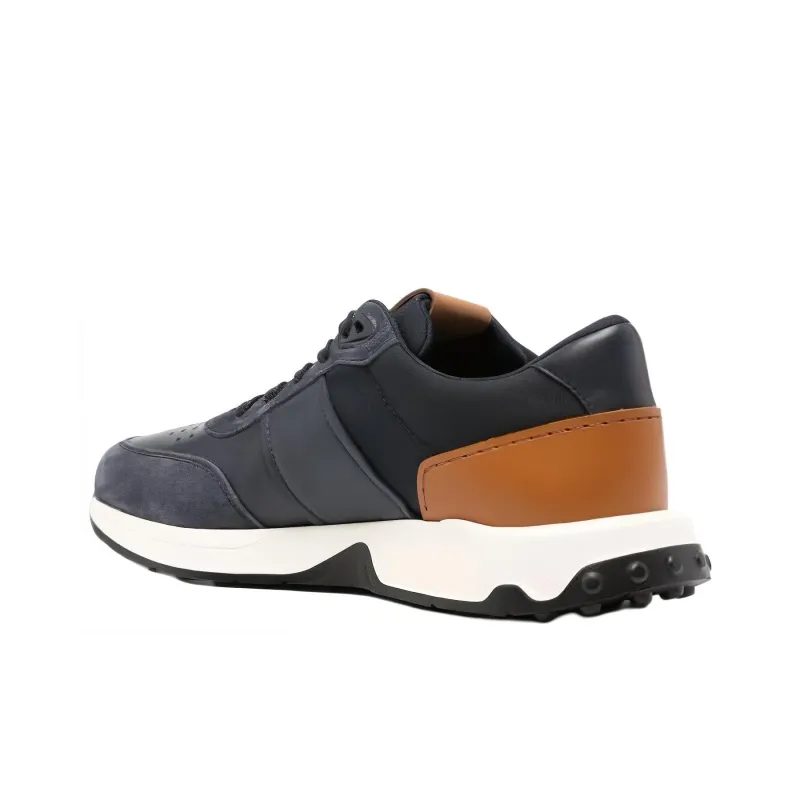 TOD'S Panelled Lace Up Sneakers-3
