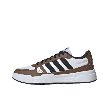 Adidas Anti Slip Wear Resistant Low Top Skateboard Shoes Unisex White Brown