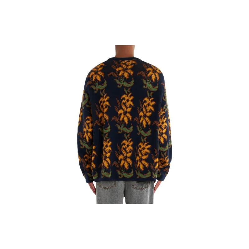 ETRO Floral Intarsia knit Wool Jumper-3