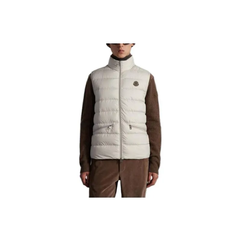 Moncler Treompan Series Vests Men White-2