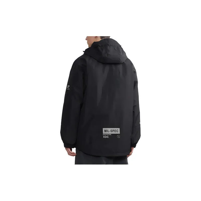 Izzue Logo appliqué Hooded Jacket-3
