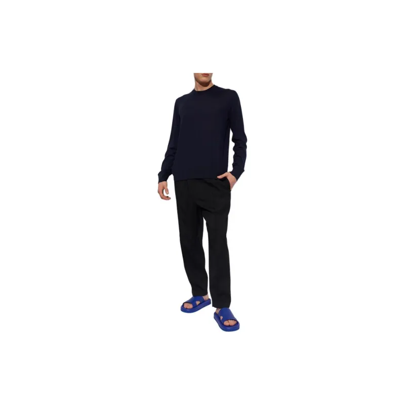 Ferragamo Logo Embroidered Crewneck Jumper-3