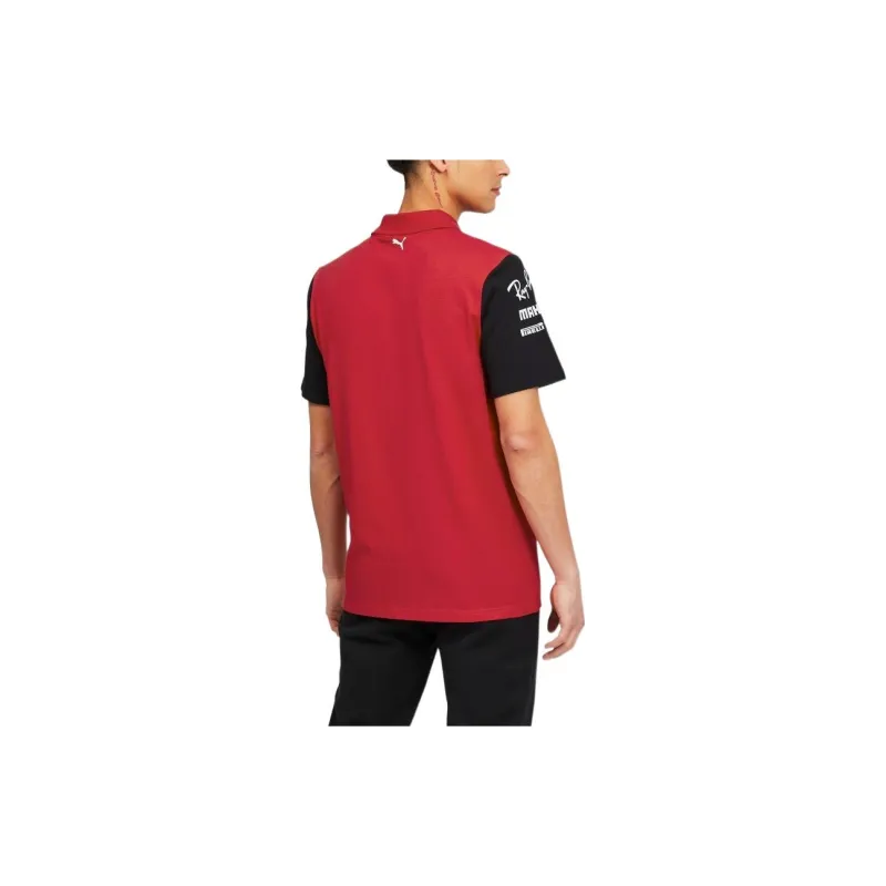 PUMA Ferrari Polo Shirts Men Red-3