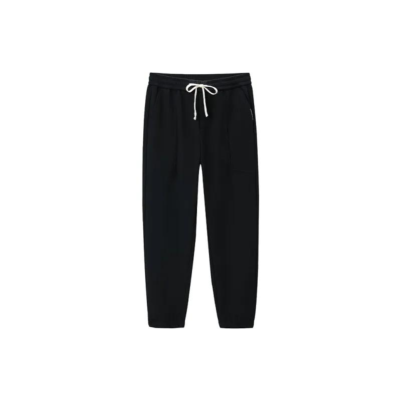 HLA Casual Pants Men Navy Blue U6-3