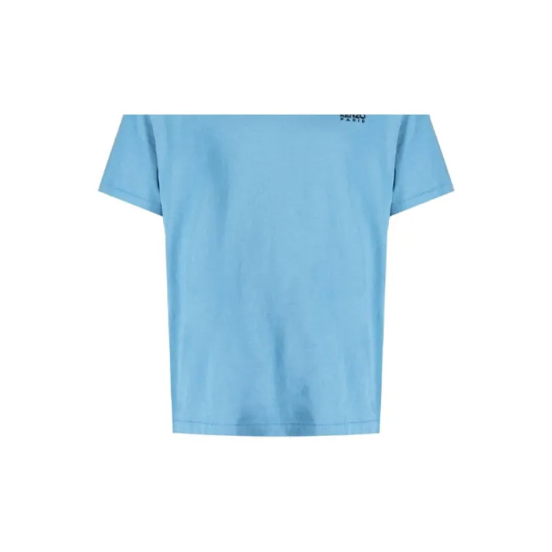 KENZO Boke Flower Series T Shirts Men Cyan-5
