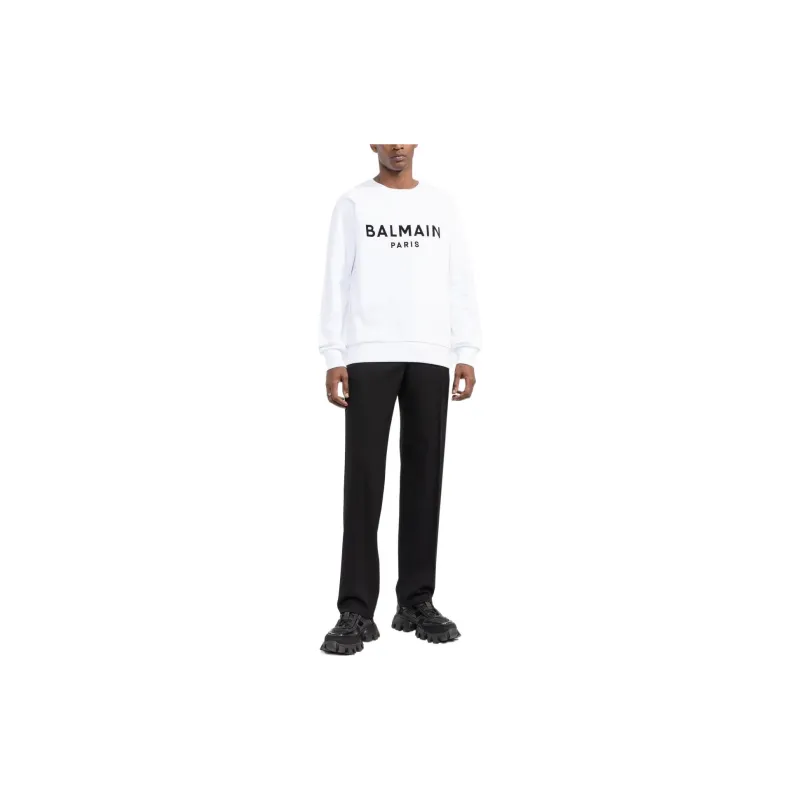 BALMAIN Sweatshirts Men White-1