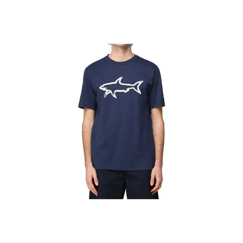 Paul & Shark Logo print T shirt-1