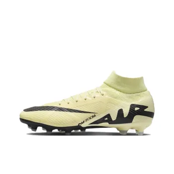 Nike Zoom Mercurial Superfly 9 AG Rubber Short Studs Anti Slip Wear Resistant Soccer Shoes Unisex Beige