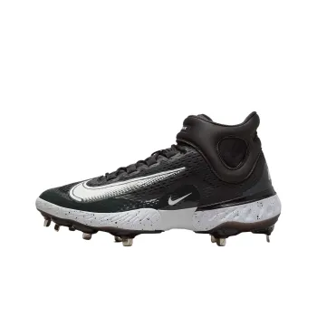 Nike Alpha Huarache Elite 4 Mid Black Dark Smoke Grey White