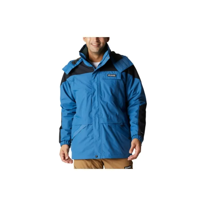Columbia Windbreaker Jackets Men Dark Blue-2