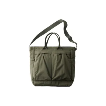 UNIQLO Polyester Shoulder Bag Crossbody Bag Handbag Regular Unisex Olive Green