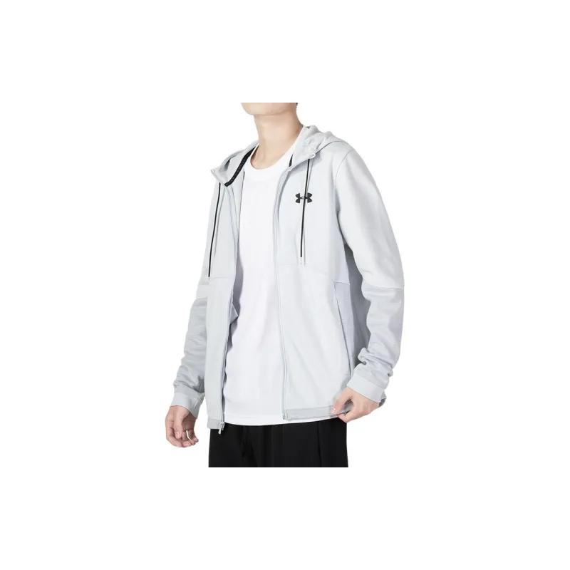 Under Armour Double Knit Jackets Men Gray-3