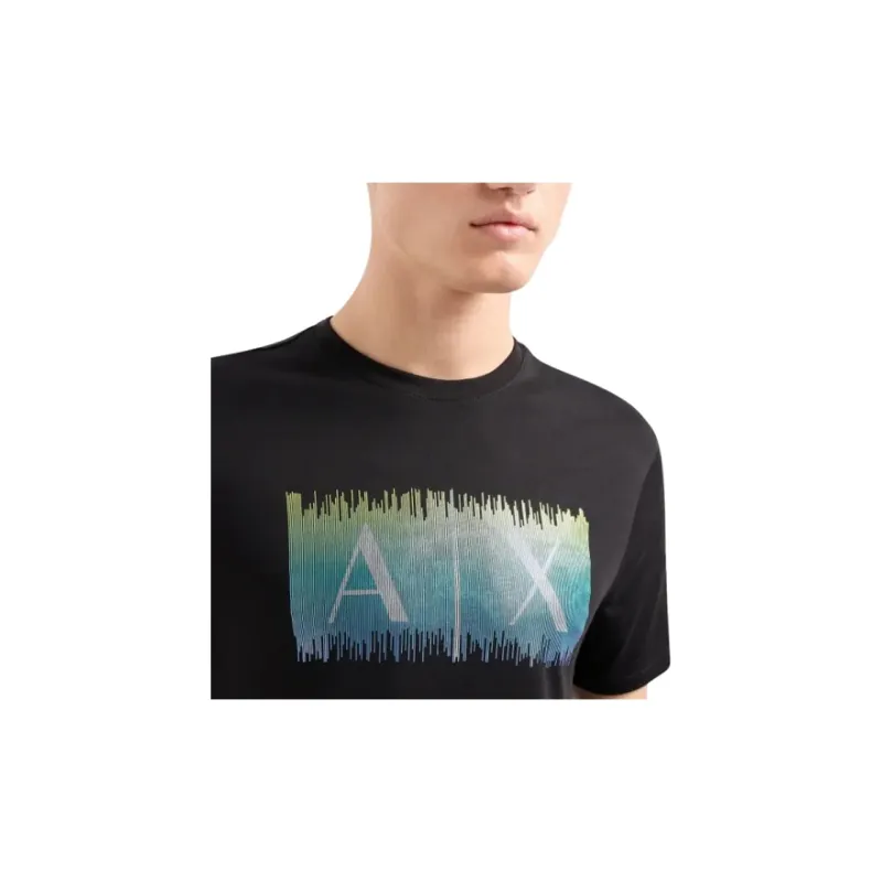 ARMANI EXCHANGE Logo print Cotton T shirt-4