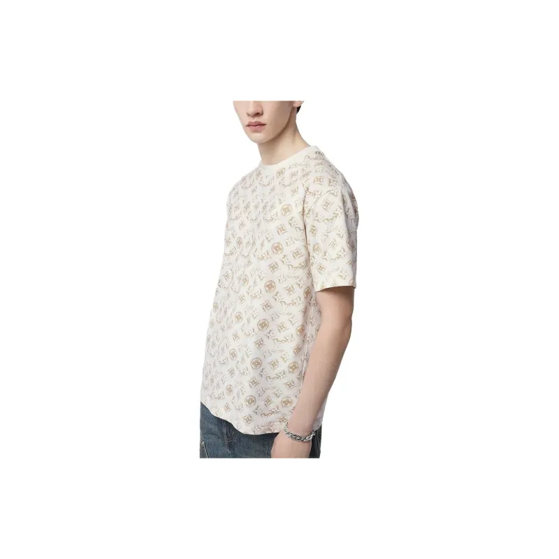 LOUIS VUITTON T Shirt Men's Beige-3