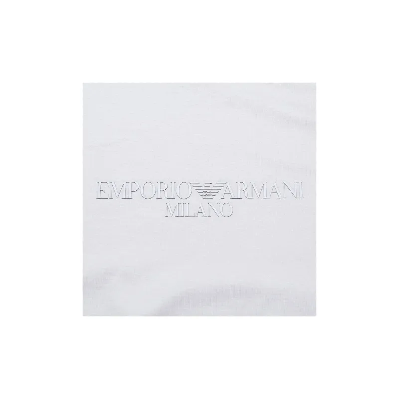 EMPORIO ARMANI T Shirts Men Vanilla White-5