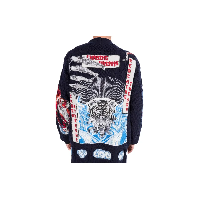 Valentino Sweater Men's Marine Blue-3