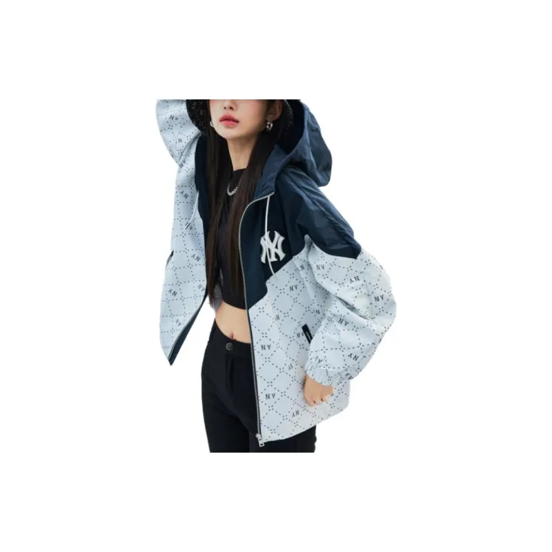 MLB MONOGRAM Reading Collection Jackets Unisex Dark Cream-4
