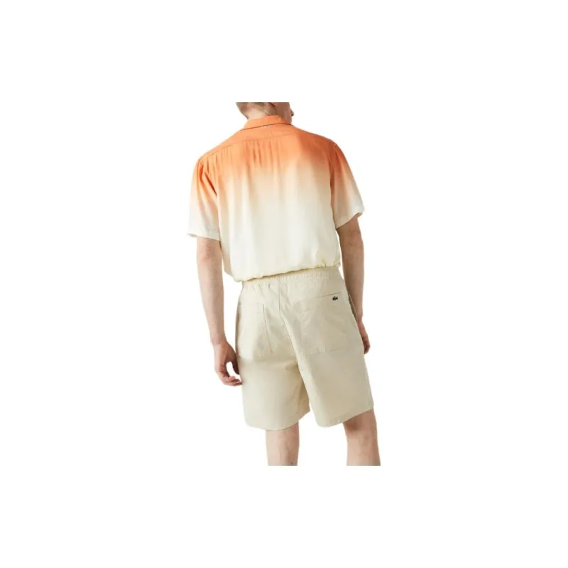 LACOSTE SS22 Fitted Shorts Summer Men's White-2