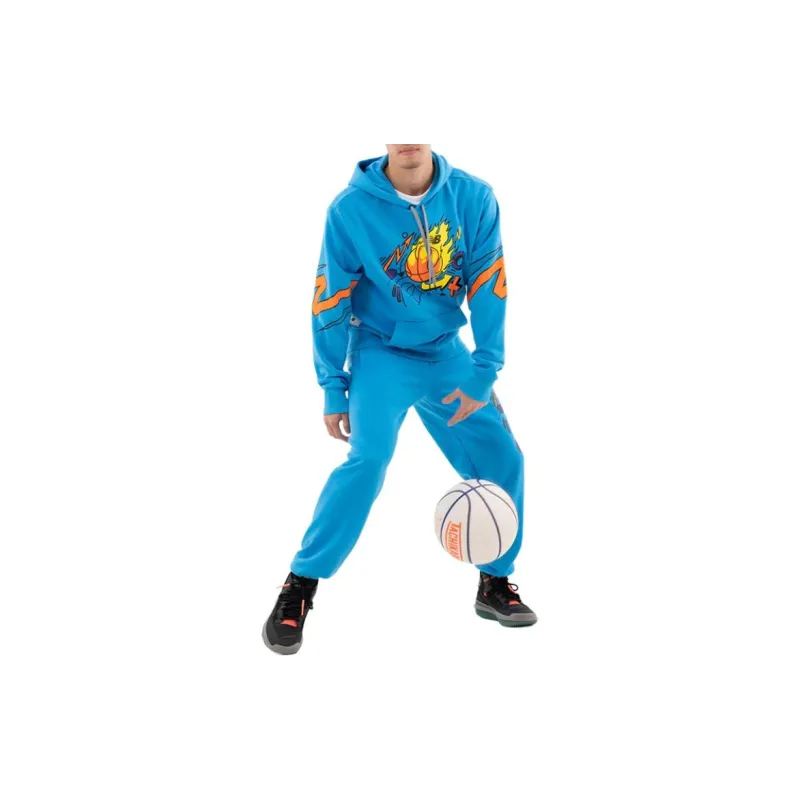 New Balance Sweatshirts Men Blue-5