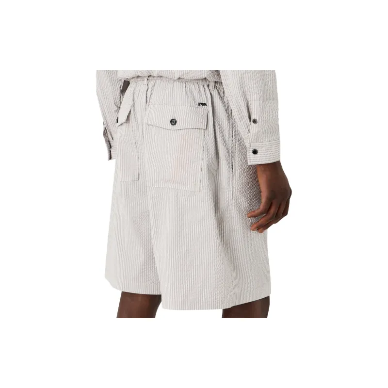 EMPORIO ARMANI SS24 Casual Shorts Men's Beige Yellow-4