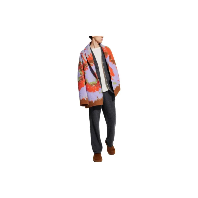 Ermenegildo Zegna X The Elder Statesman Intarsia Cashmere-wool Robe-3