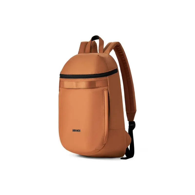 MR.ACE HOMME Nylon Backpack Medium Size Unisex Mist White/Earth Brown/Night Black-6