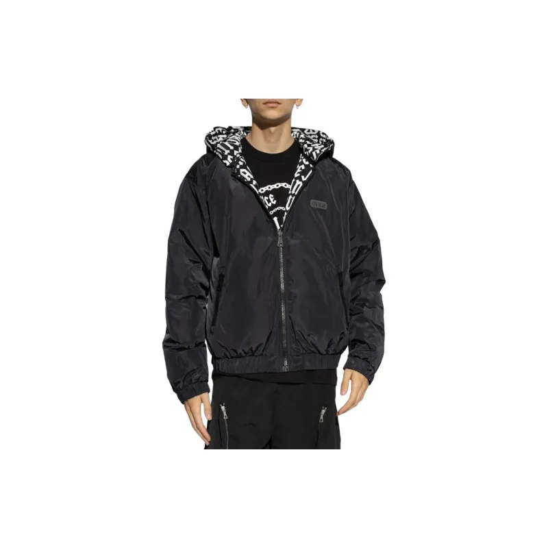 VERSACE JEANS COUTURE Reversible Hooded Puffer Jacket-3