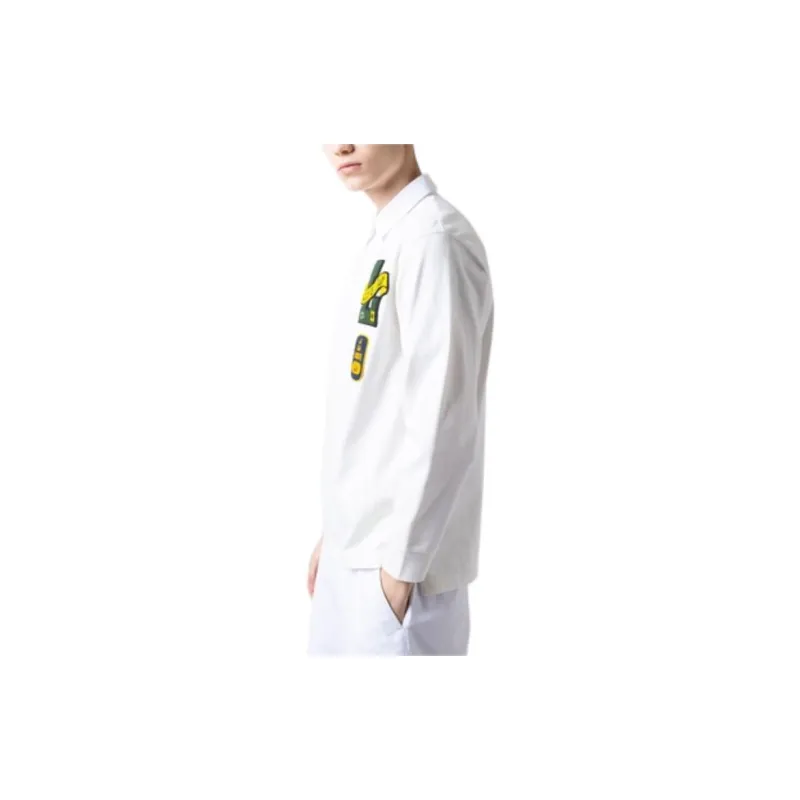 LACOSTE Shirts Unisex White-4