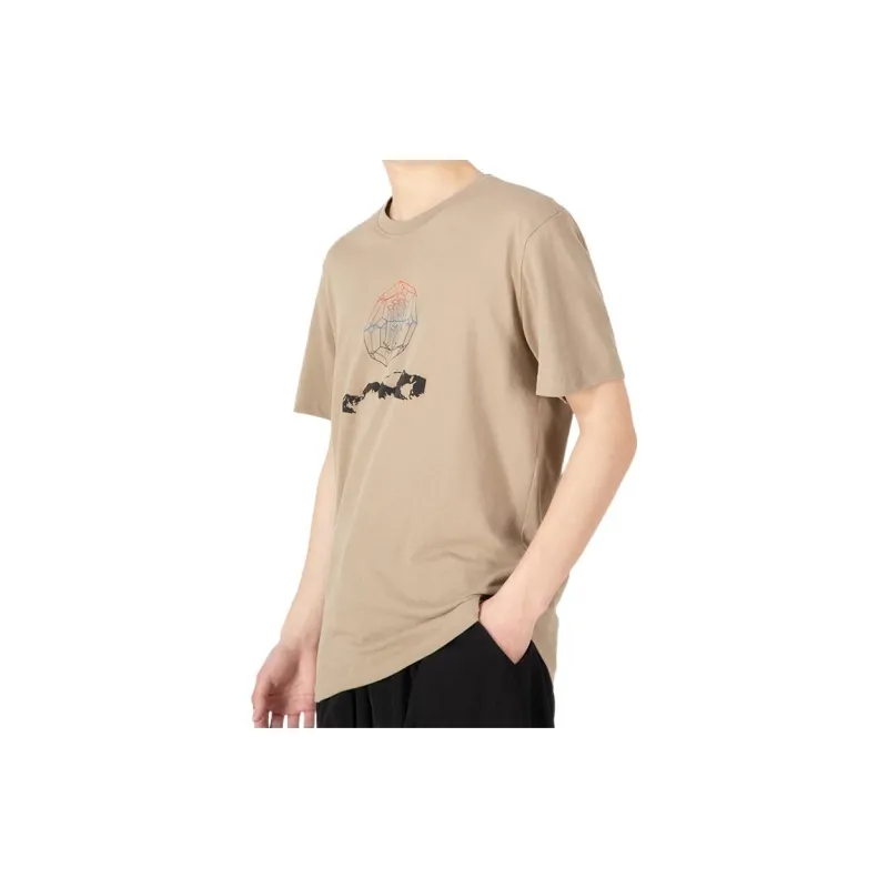 Nike T Shirts Men Khaki-4