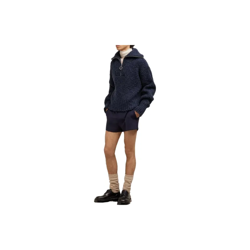 AMIPARIS Half-Zipped Knitted Jumper-2