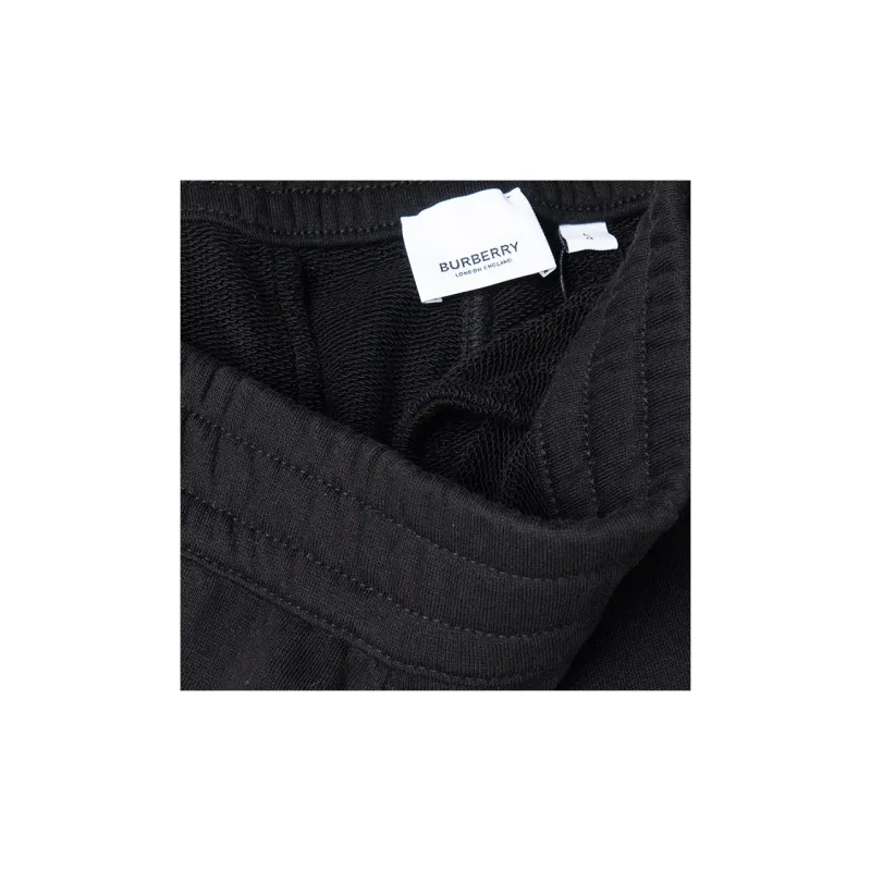 Burberry Badge Appliqué Cotton Jogging Pants-5