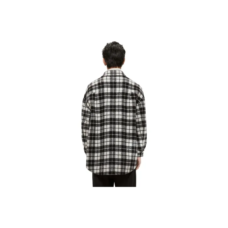 GXG Coats Men's Black White Plaid-1