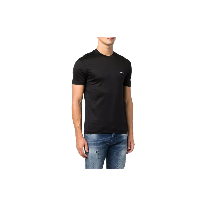EMPORIO ARMANI Logo Printed Crewneck T Shirt-1