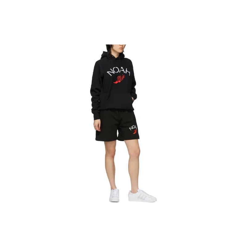 NOAH Winged Foot Embroidered Hoodie-5