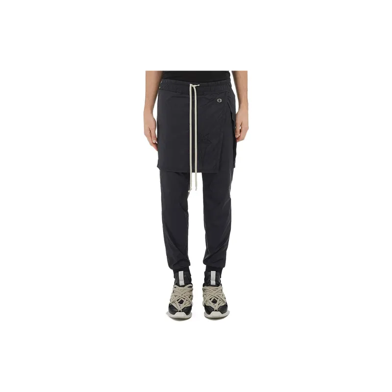 Rick Owens X Champion Casual Pants Unisex Black-2