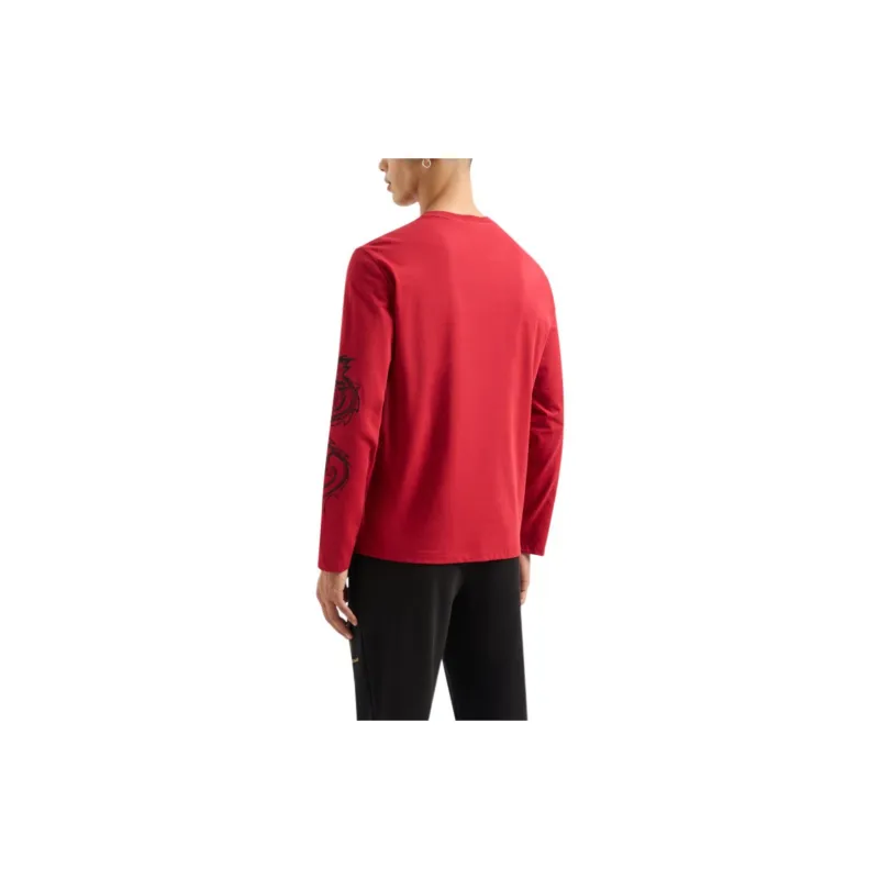 ARMANI EXCHANGEAE SS24 T Shirt Men's Red-4