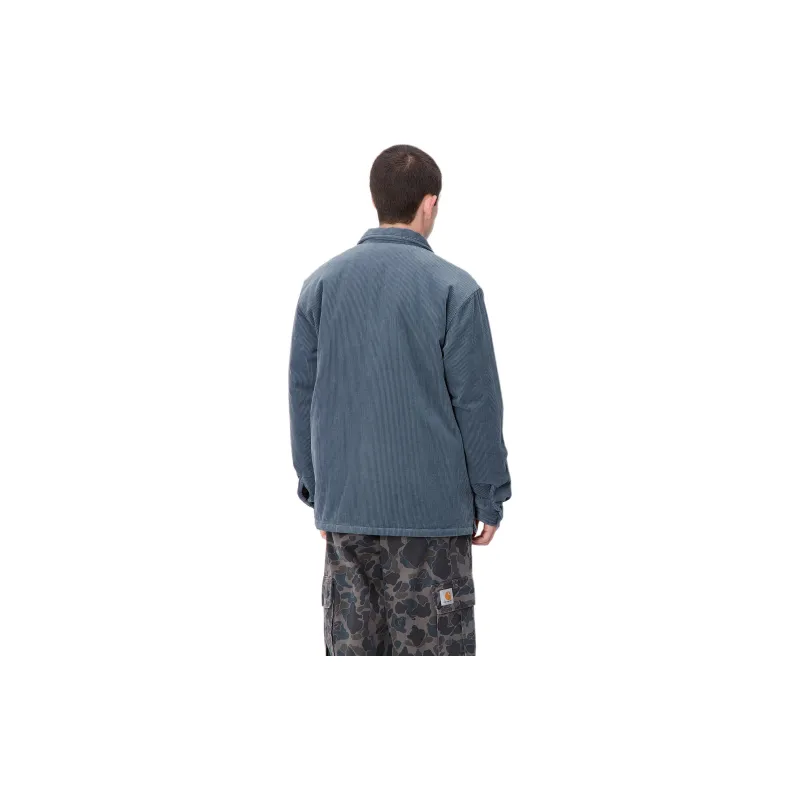 Carhartt WIP SS24 Whitsome Shirt Jac Jacket Unisex Gray Blue-3