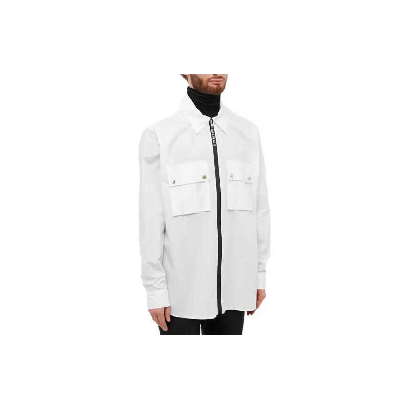 BALMAIN Jackets Men White-3