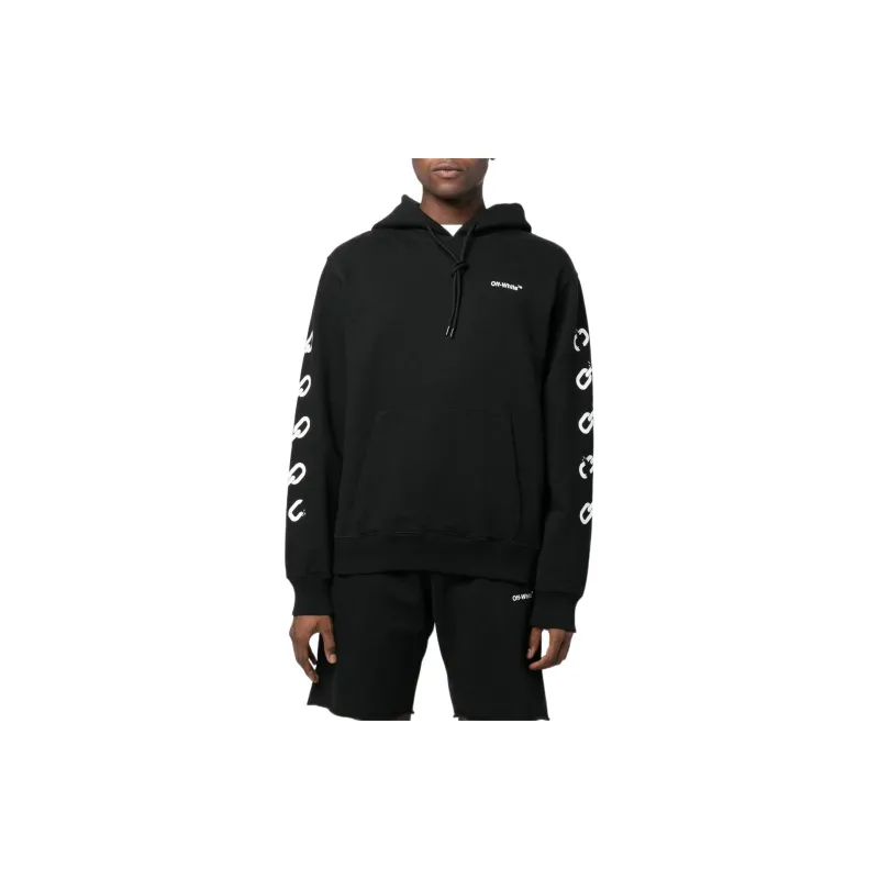 OFF WHITE Chain Link Arrows Hoodie-2
