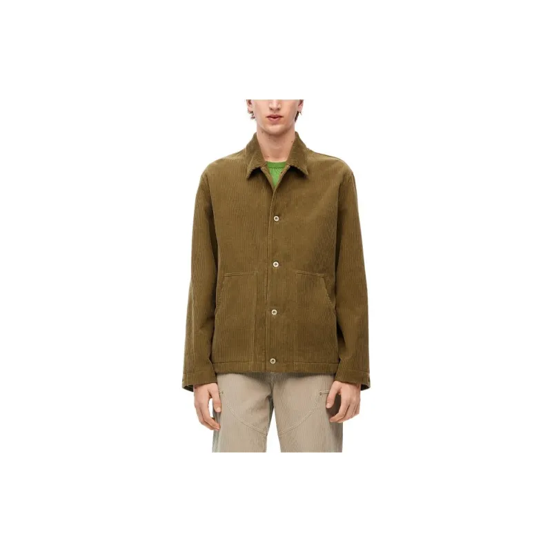 LOEWE Jackets Men Dark Beige Yellow-1