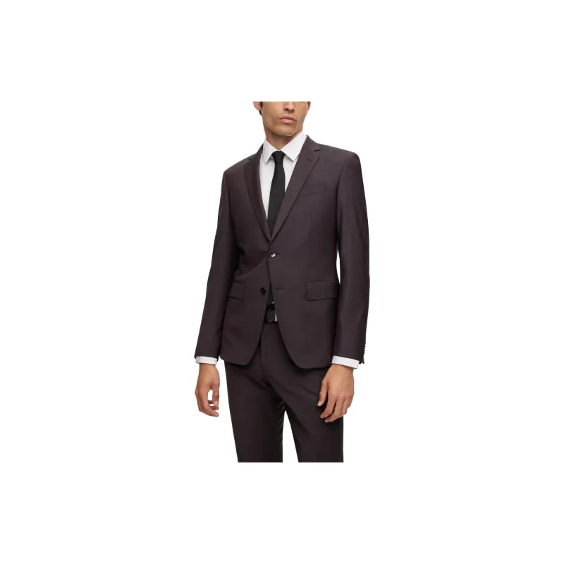 HUGO BOSS Business Suits Men Deep Red-3