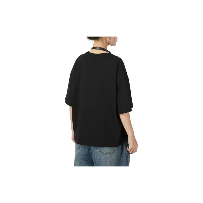 Vans Drop Shoulder Sleeve T-Shirt Unisex Black-3