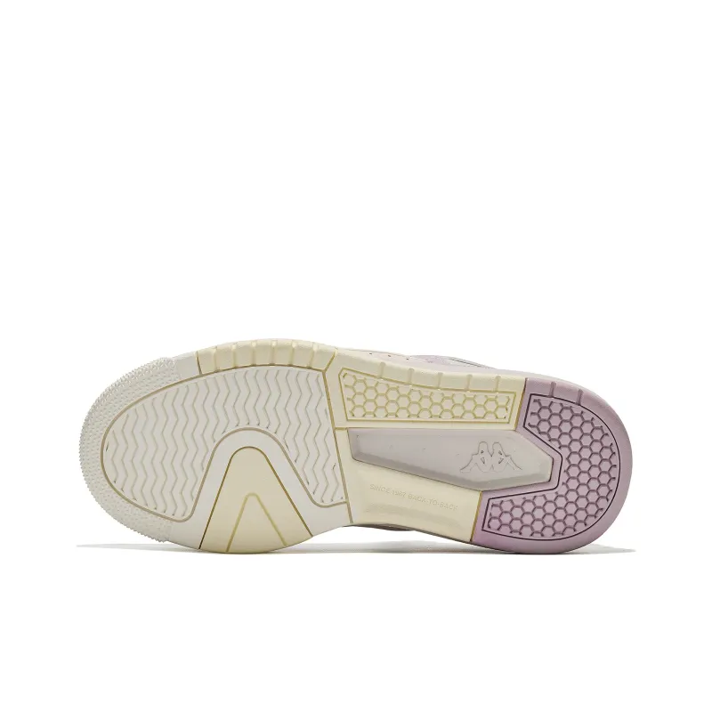 Kappa Anti Slip Wear Resistant Low Top Skateboard Shoes Women's Blue Pink-5