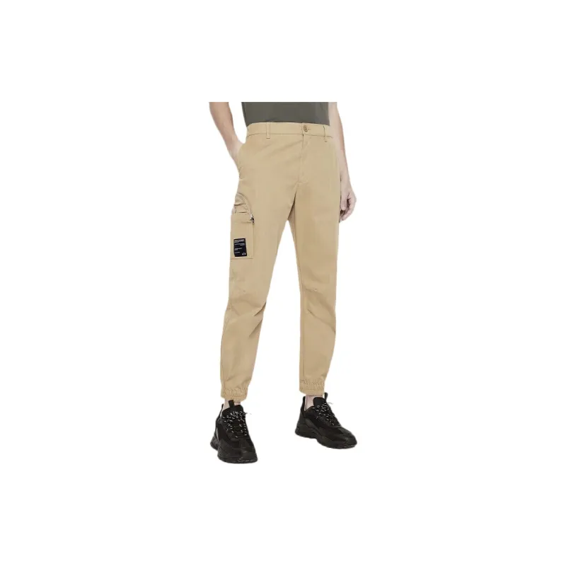 ARMANI EXCHANGE Knitted Sweatpants Men Khaki-3