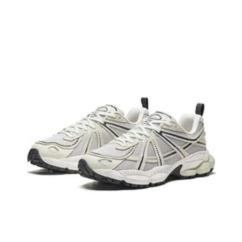 Anta Anta Champion All Weather Series Anti-Slip Wear-Resistant Low-Top Chunky Sneakers Men's Gray Black-1