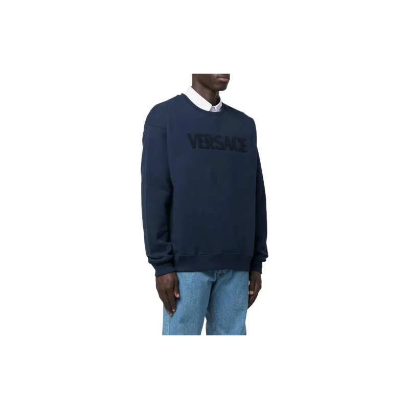 VERSACE Sweatshirts Men Blue-4