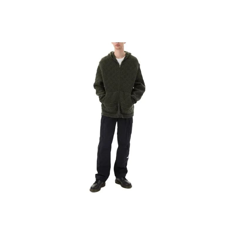 Thisisneverthat Cable Knit Zip Hoodie-3
