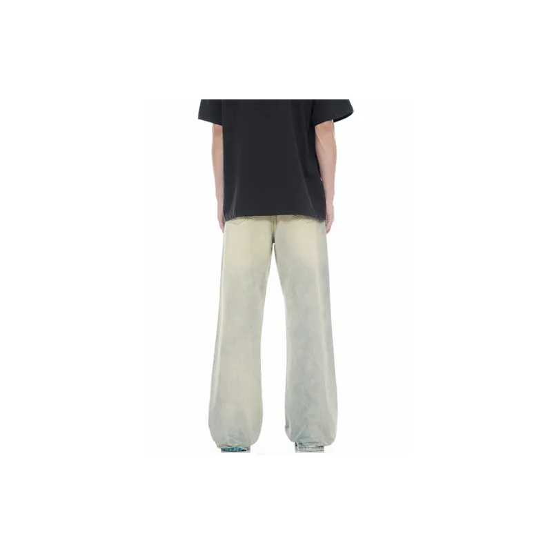 GBXM Jeans Unisex Yellow Mud Blue-4