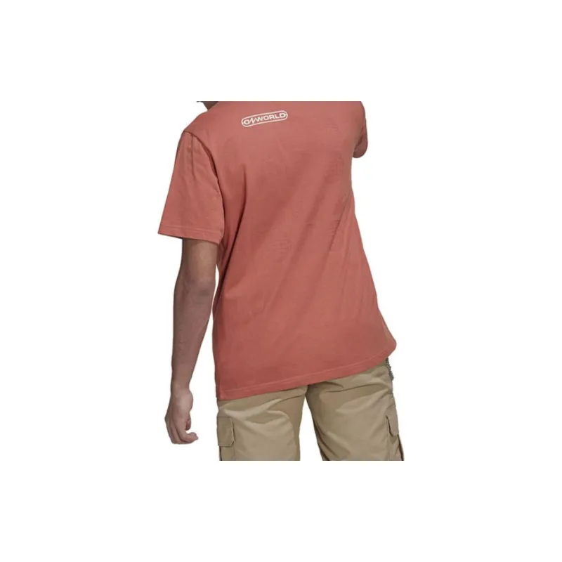 Adidas Originals T Shirt Men's Red Brown-3