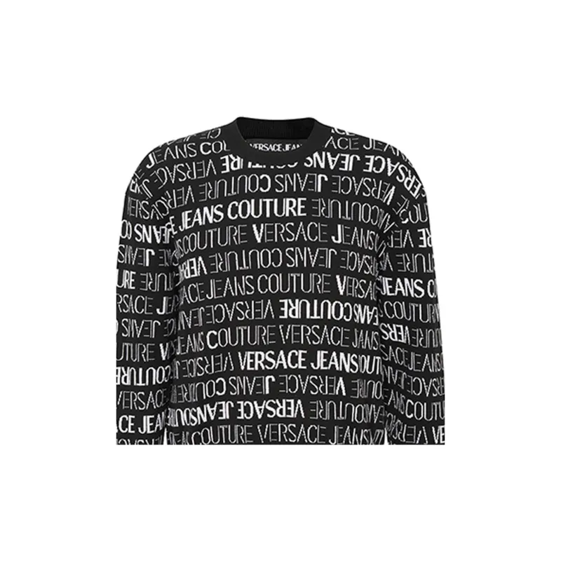 VERSACE JEANS COUTURE Sweaters Men Black-4